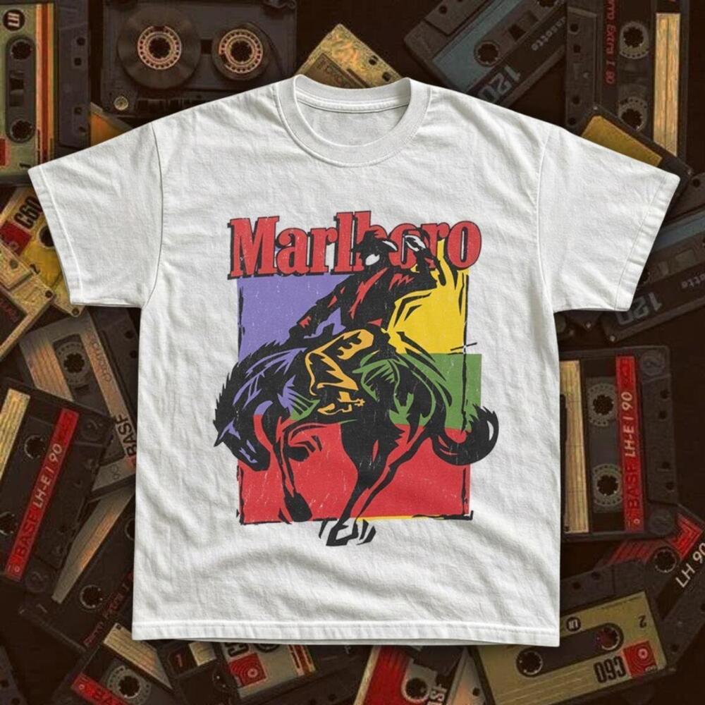 90S Marlboro White T-Shirt
